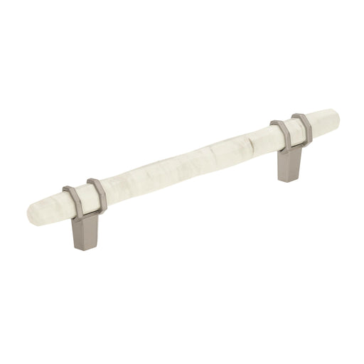 Amerock A-BP36649MWG10 Carrione Marble White/Satin Nickel  Bar Pull - Knob Depot
