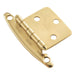 Hickory Hardware H-P139-3 Functional/Surface Mount Polished Brass Hinge - Knob Depot