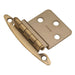 Hickory Hardware H-P140-AB Functional/Surface Mount Antique Brass Hinge - Knob Depot