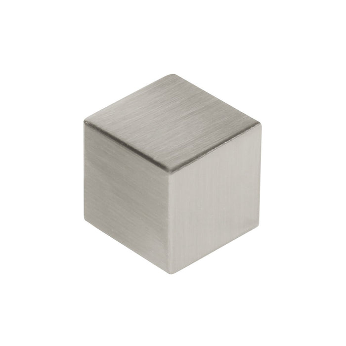 Hickory Hardware H-P2160-SN Contemporary/Euro-Contemporary Satin Nickel Cube Specialty Knob - Knob Depot