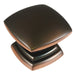 Hickory Hardware H-P2163-OBH Contemporary/Euro-Contemporary Oil Rubbed Bronze Highlighted Square Knob - Knob Depot