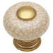 Hickory Hardware H-P221-VC Traditional/Tranquility Vintage Brown Crackle Round Knob - Knob Depot