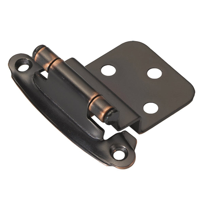 Hickory Hardware H-P243-OBH Functional/Surface Self-Closing Oil Rubbed Bronze Highlighted Hinge - Knob Depot