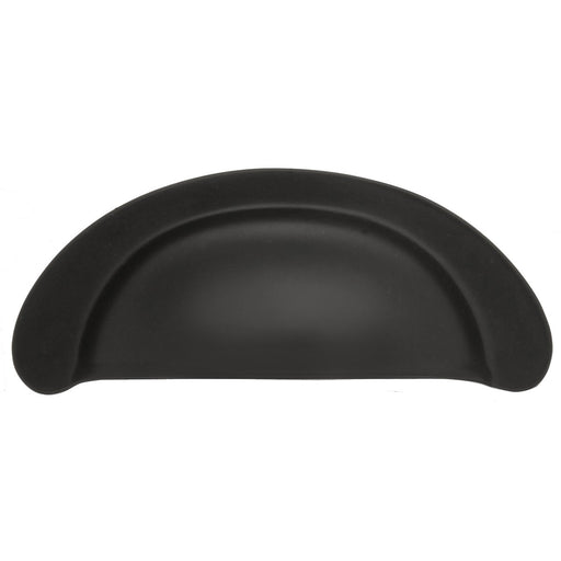 Hickory Hardware H-P2626-MB Contemporary/Modus Matte Black Cup Pull - Knob Depot