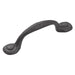 Hickory Hardware H-P3001-BI Casual/Refined Rustic Black Iron Standard Pull - Knob Depot