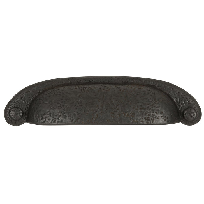 Hickory Hardware H-P3004-BI Casual/Refined Rustic Black Iron Cup Pull - Knob Depot