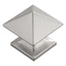 Hickory Hardware H-P3014-SN Contemporary/Studio Satin Nickel Pyramid Square Knob - Knob Depot