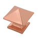 Hickory Hardware H-P3015-CP Contemporary/Studio Polished Copper Pyramid Square Knob - Knob Depot