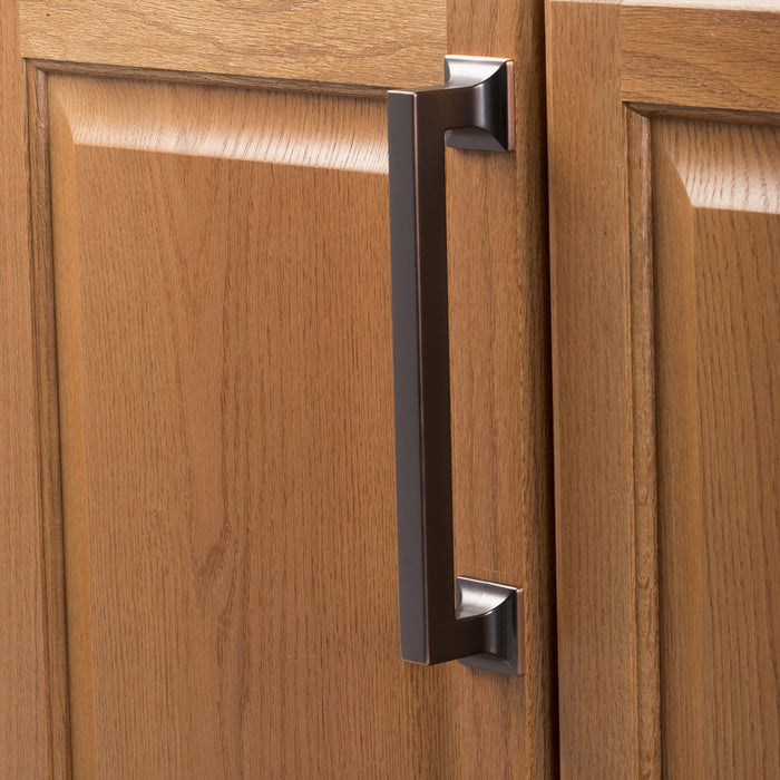 Hickory Hardware H-P3017-OBH Contemporary/Studio Oil Rubbed Bronze Highlighted Appliance Pull - Knob Depot