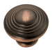 Hickory Hardware H-P3103-OBH Contemporary/Deco Oil Rubbed Bronze Highlighted Round Knob - Knob Depot