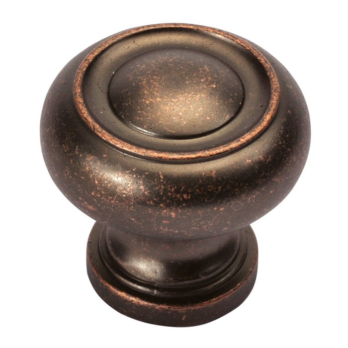 Hickory Hardware H-P3151-DAC Traditional/Cottage Dark Antique Copper Round Knob - Knob Depot