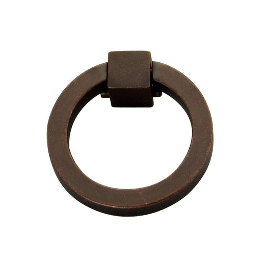 Hickory Hardware H-P3190-DAC Traditional/Camarilla Dark Antique Copper Ring Pull - Knob Depot
