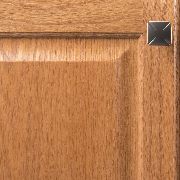 Hickory Hardware H-P3230-OBH Traditional/Bridges Oil Rubbed Bronze Highlighted Square Knob - Knob Depot