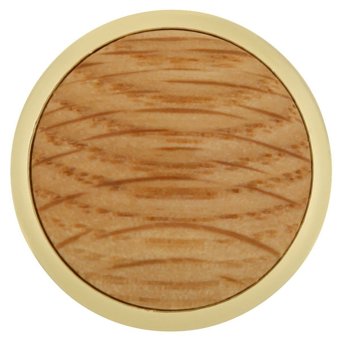 Hickory Hardware H-P427-OAK Traditional/Woodgrain Oak Round Knob - Knob Depot