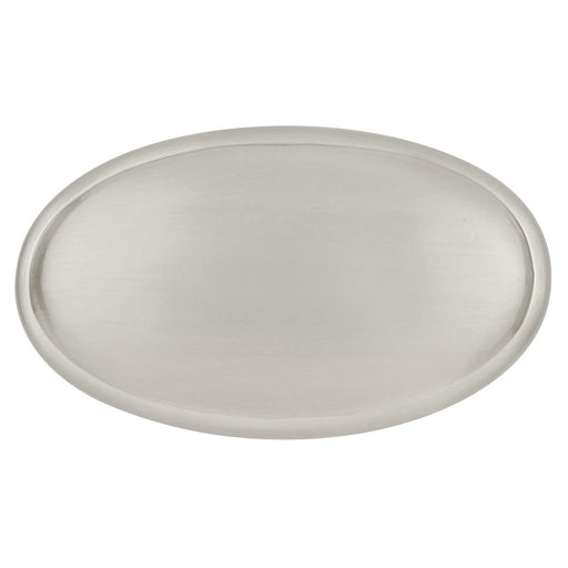 Hickory Hardware H-P517-SC Traditional/Tranquility Satin Silver Cloud Oval Knob - Knob Depot
