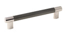 Amerock A-BP36559PNGM Esquire Polished Nickel/Gunmetal Bar Pull - Knob Depot