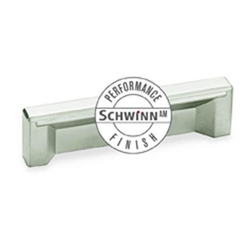Schwinn S-59055 Contemporary Pulls ,  Schwinn/Anti-Microbial Finish Satin Nickel Anti-Microbial Contemporary Pull - Knob Depot