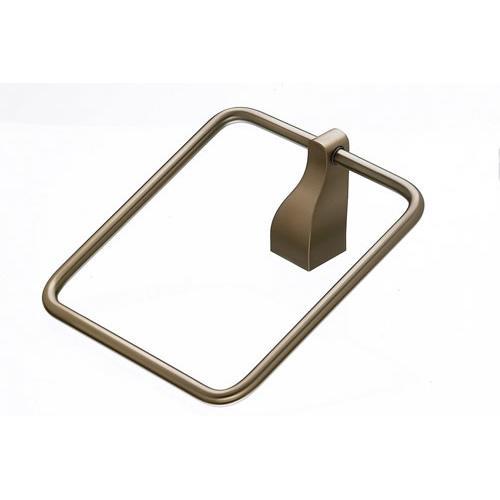 Top Knobs T-AQ5BB Aqua - Bathroom Brushed Bronze Towel Ring - Knob Depot