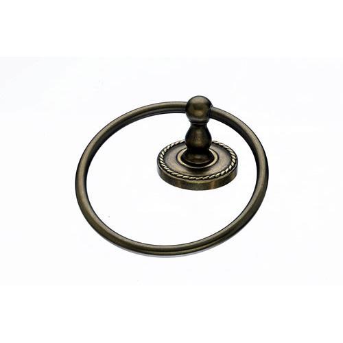 Top Knobs T-ED5GBZF Edwardian - Bathroom German Bronze Towel Ring - Knob Depot