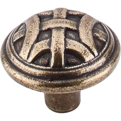 Top Knobs T-M160 Tuscany German Bronze Round Knob - Knob Depot