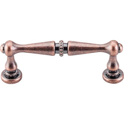 Top Knobs T-M1713 Edwardian Antique Copper Standard Pull - Knob Depot