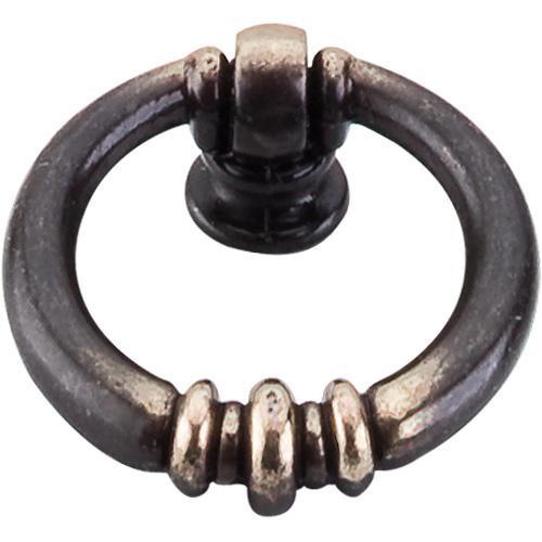 Top Knobs T-M176 Tuscany Dark Antique Brass Ring Pull - Knob Depot