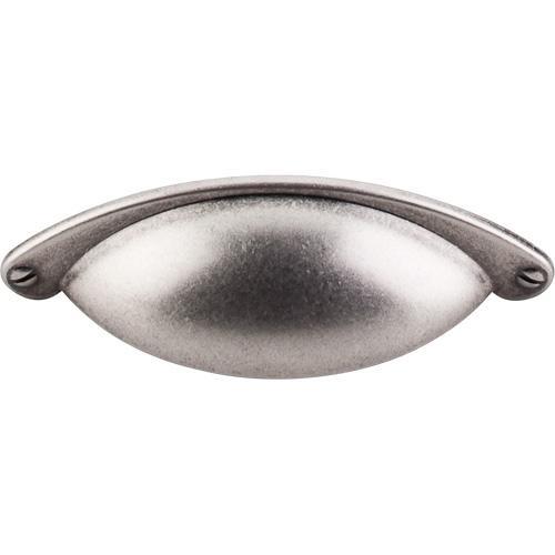Top Knobs T-M409 Somerset Antique Pewter Cup Pull - Knob Depot