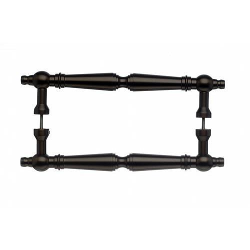 Top Knobs T-M805-8pair Asbury - Back to Back Pulls Oil Rubbed Bronze Back to Back Door Pull - Knob Depot