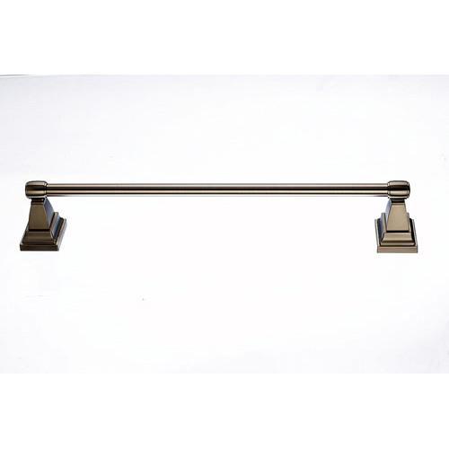 Top Knobs T-STK10BB Stratton - Bathroom Brushed Bronze Towel Bar - Knob Depot