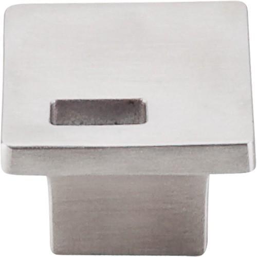 Top Knobs T-TK269SS Sanctuary II Brushed Stainless Steel Square Knob - Knob Depot