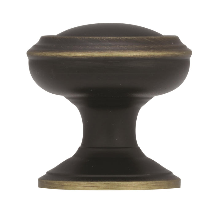 Amerock A-1853612 Revitalize Venetian Bronze Round Knob - Knob Depot