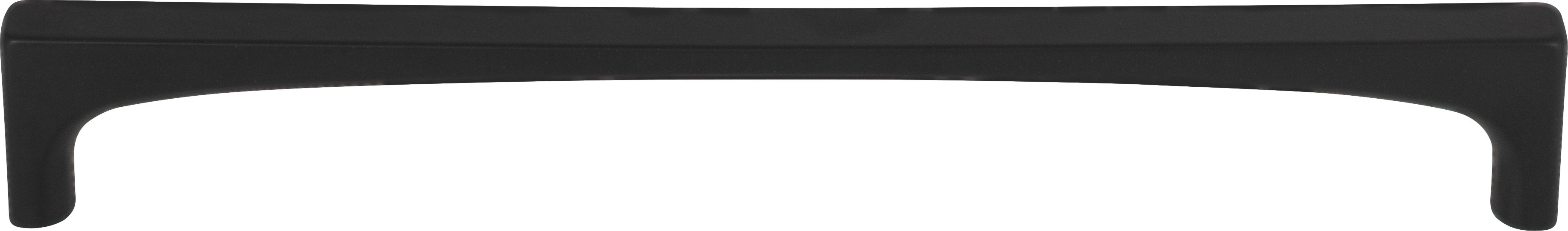 Top Knobs TK1015BLK 7-9/16in (192mm) Riverside Pull Flat Black - KnobDepot