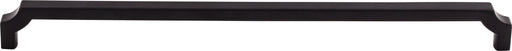 Top Knobs TK3026BLK 12in (305mm) Davenport Pull Flat Black - KnobDepot