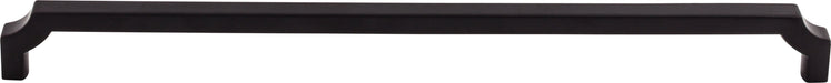 Top Knobs TK3026BLK 12in (305mm) Davenport Pull Flat Black - KnobDepot