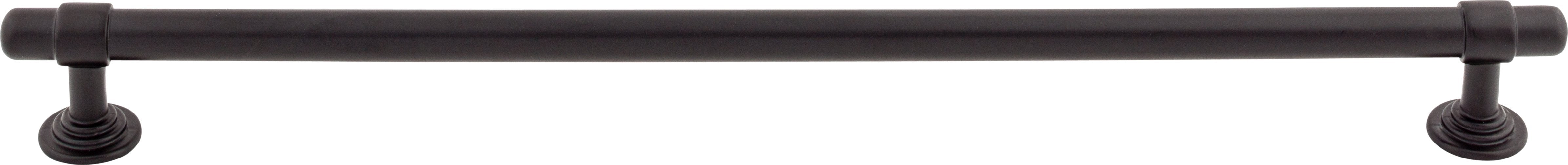 Top Knobs TK3006BLK 12in (305mm) Ellis Pull Flat Black - KnobDepot