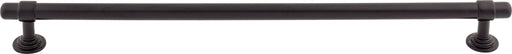 Top Knobs TK3006BLK 12in (305mm) Ellis Pull Flat Black - KnobDepot