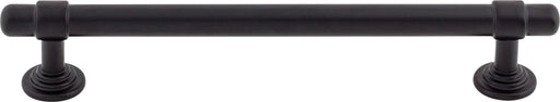 Top Knobs TK3003BLK 6-5/16in (160mm) Ellis Pull Flat Black - KnobDepot