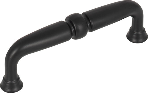 Top Knobs TK1021BLK 3-3/4in (96mm) Henderson Pull Flat Black - KnobDepot