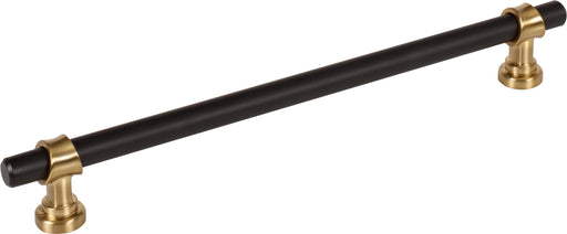 Top Knobs M2752 8-13/16in (224mm) Bit Pull Flat Black/Honey Bronze - KnobDepot