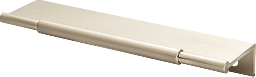 Top Knobs TK972BSN 5in (127mm) Crestview Tab Pull Brushed Satin Nickel - KnobDepot