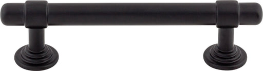Top Knobs TK3001BLK 3-3/4in (96mm) Ellis Pull Flat Black - KnobDepot