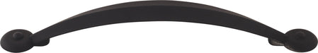 Top Knobs M1679 5-1/16in (128mm) Angle Pull Flat Black - KnobDepot