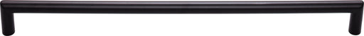 Top Knobs TK946BLK 12in (305mm) Kinney Pull Flat Black - KnobDepot
