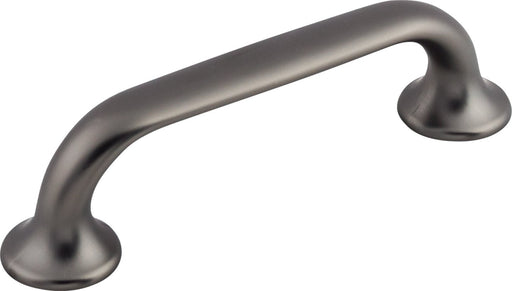 Top Knobs TK593AG 3-3/4in (96mm) Oculus Oval Pull Ash Gray - KnobDepot