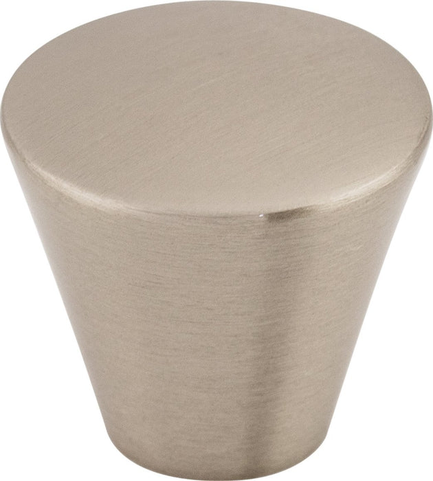 1-1/16in (27mm) Cone Knob Brushed Satin Nickel - Top Knobs T-M371