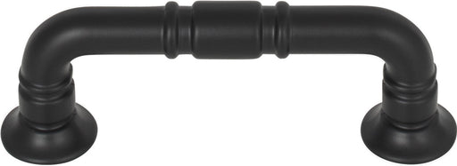 Top Knobs TK1001BLK 3in (76mm) Kent Pull Flat Black - KnobDepot