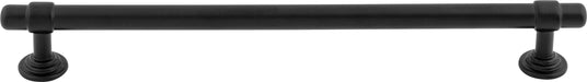 Top Knobs TK3005BLK 8-13/16in (224mm) Ellis Pull Flat Black - KnobDepot