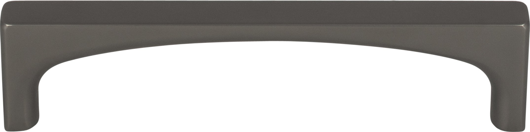 Top Knobs TK1012AG 3-3/4in (96mm) Riverside Pull Ash Gray - KnobDepot