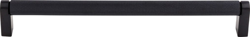 Top Knobs M2632 8-13/16in (224mm) Amwell Bar Pull Flat Black - KnobDepot