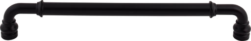 Top Knobs TK889BLK 12in (305mm) Brixton Appliance Pull Flat Black - KnobDepot